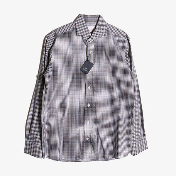 HITOYOSHI -  코튼 체크 셔츠 (새 제품)  Man M