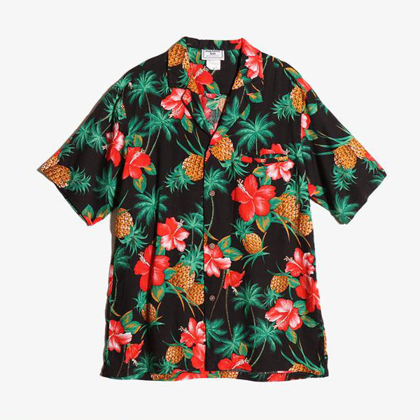 PARADISE BAY - 파라다이스베이 레이온 하와이안 셔츠   Man M