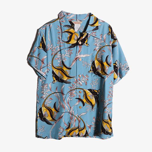 JPN - 빈티지 레이온 패턴 셔츠   Man L