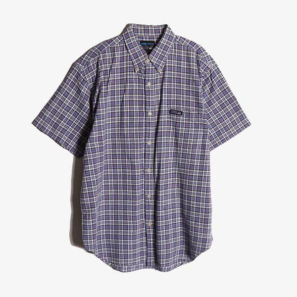 NATURAL CLOTHES STYLE -  코튼 체크 셔츠   Man L