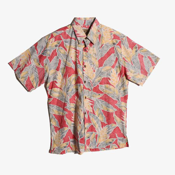 TWO PALMS - 투 팜즈 코튼 하와이안 셔츠   Made In Usa  Man S