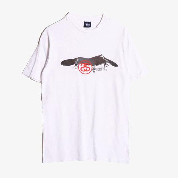 STUSSY - 스투시 코튼 라운드 티셔츠   Man S