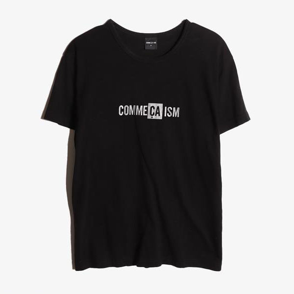 COMME CA ISM - 꼼사이즘 코튼 라운드 티셔츠   Man M