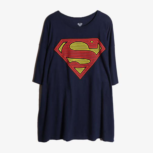 SUPERMAN -  코튼 라운드 티셔츠   Man 3XL