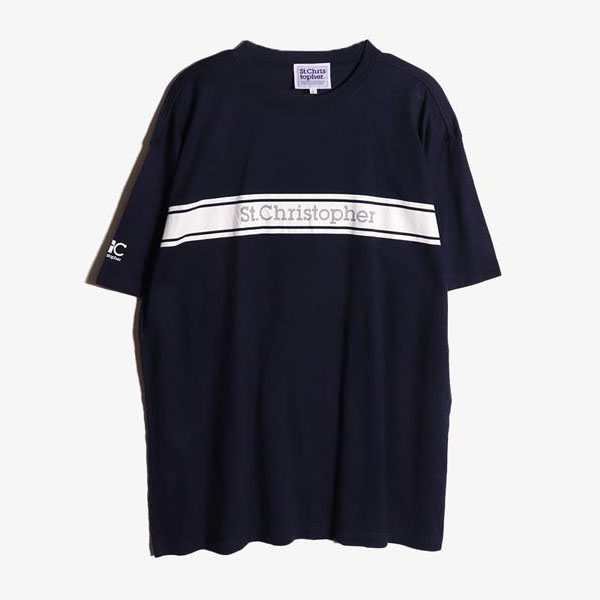ST CHRISTOPER -  코튼 라운드 티셔츠   Man L