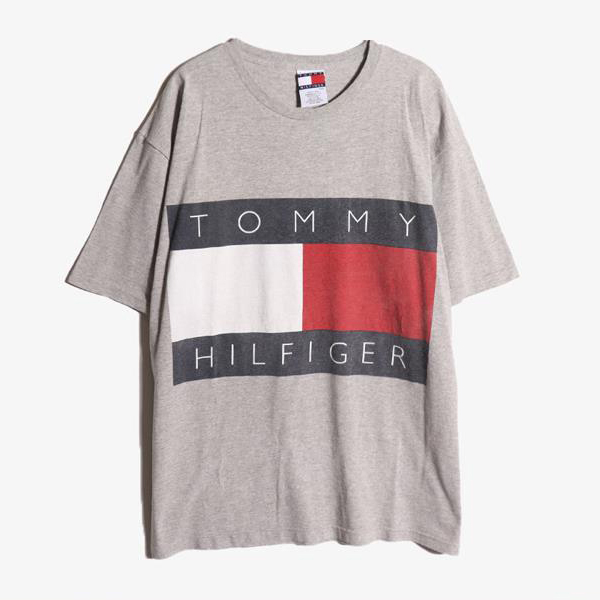 TOMMY HILFIGER - 타미 힐피거 코튼 라운드 티셔츠   Made In Usa  Man L