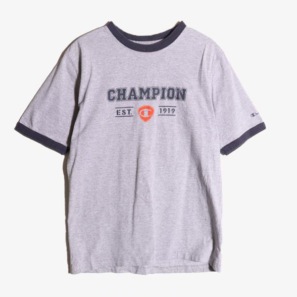 CHAMPION - 챔피온 코튼 라운드 티셔츠   Man S
