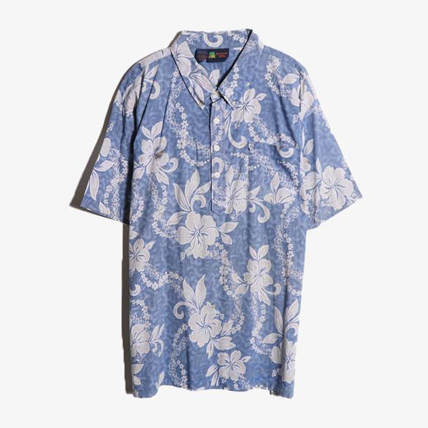 ROUNDY RAY -  코튼 하와이안 셔츠   Man XL