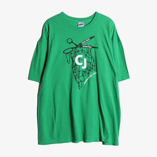 GILDAN - 길단 코튼 폴리 라운드 티셔츠   Man XL
