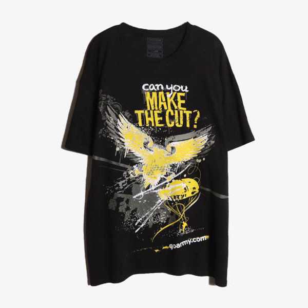 GOARMY -  코튼 폴리 라운드 티셔츠   Man XL