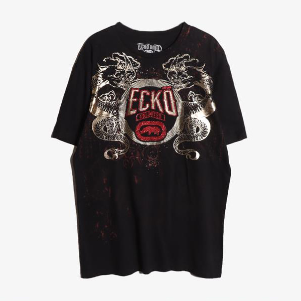 ECHO UNLTD - 에코 코튼 라운드 티셔츠   Man L