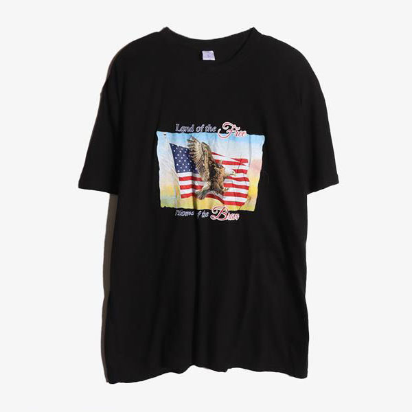 JPN - 빈티지 코튼 라운드 티셔츠   Man L