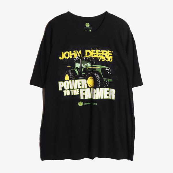 JOHN DEERE -  코튼 라운드 티셔츠   Man XL