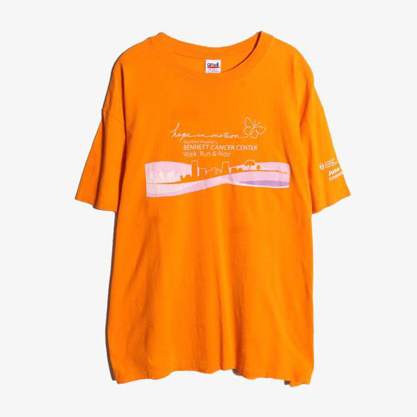 ANVIL - 앤빌 코튼 라운드 티셔츠   Man XL