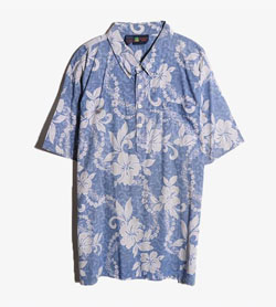 ROUNDY RAY -  코튼 하와이안 셔츠   Man XL