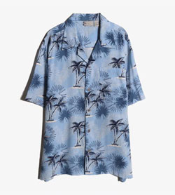 ISLAND SHORES -  폴리 하와이안 셔츠   Man XL
