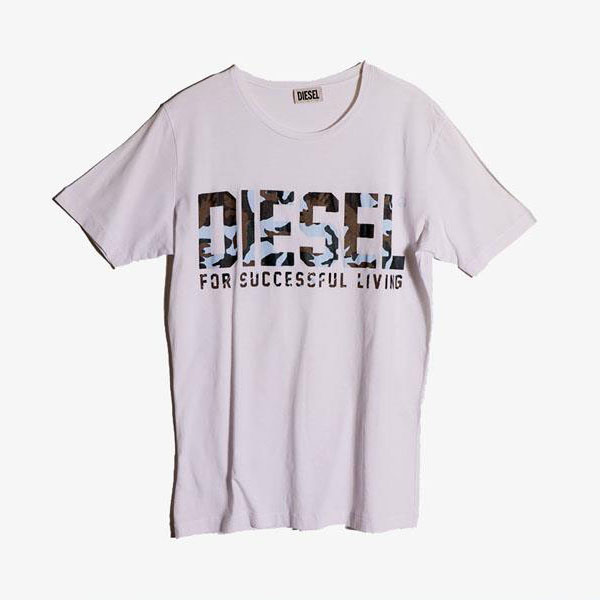 DIESEL - 디젤 코튼 라운드 티셔츠   Man S