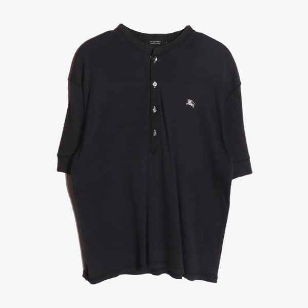 BURBERRY BLACK LABEL - 버버리 블랙라벨 코튼 헨리넥 티셔츠   Man M