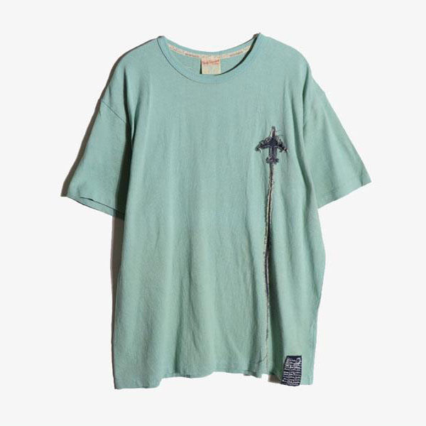 JPN - 빈티지 코튼 라운드 티셔츠   Man L