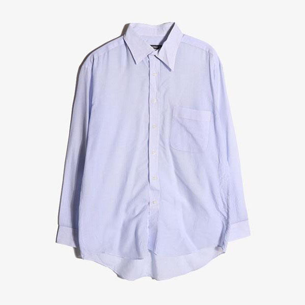 PURE BASIC -  코튼 스트라이프 셔츠   Man L