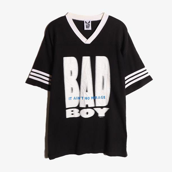 BAD BOY - 배드보이 코튼 브이넥 티셔츠   Man L