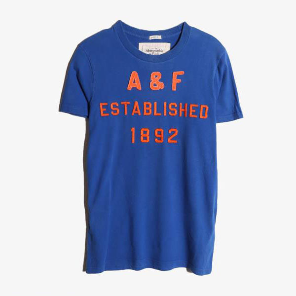 ABERCROMBIE&amp;FITCH - 아베크롬비엔피치 코튼 라운드 티셔츠   Man S