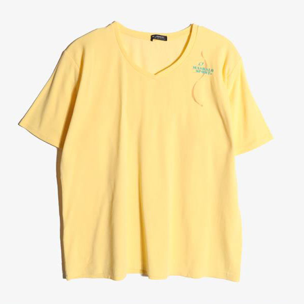 MASHALO -  폴리 라운드 티셔츠   Man L