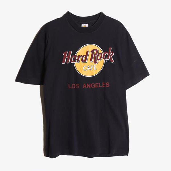 HARD ROCK - 하드락 코튼 라운드 티셔츠   Made In Usa  Man M