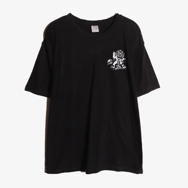 JPN -  코튼 라운드 티셔츠   Man L