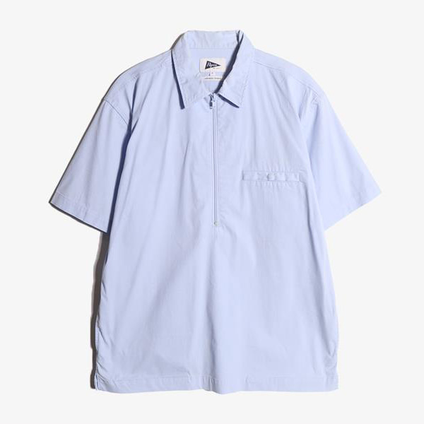 PILGRIM - 필그림 코튼 폴리 하프집업 셔츠   Man S