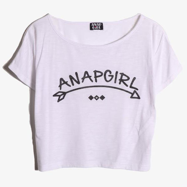 ANAP - 아납 코튼 폴리 라운드 티셔츠   Women M