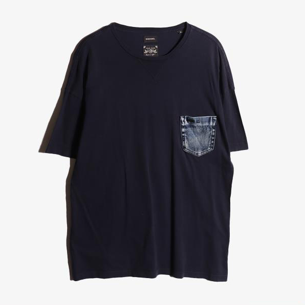 DIESEL - 디젤 코튼 라운드 티셔츠   Man M