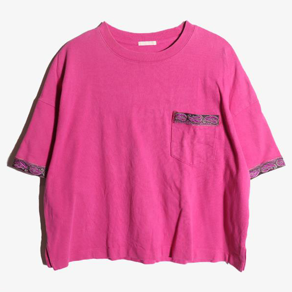 GU - 지유 코튼 라운드 티셔츠   Women XL