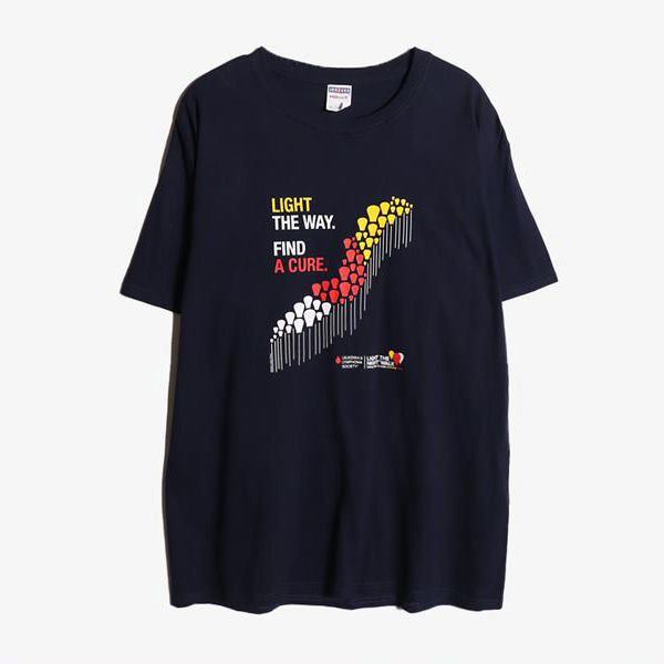 JERZEES -  코튼 라운드 티셔츠   Man L