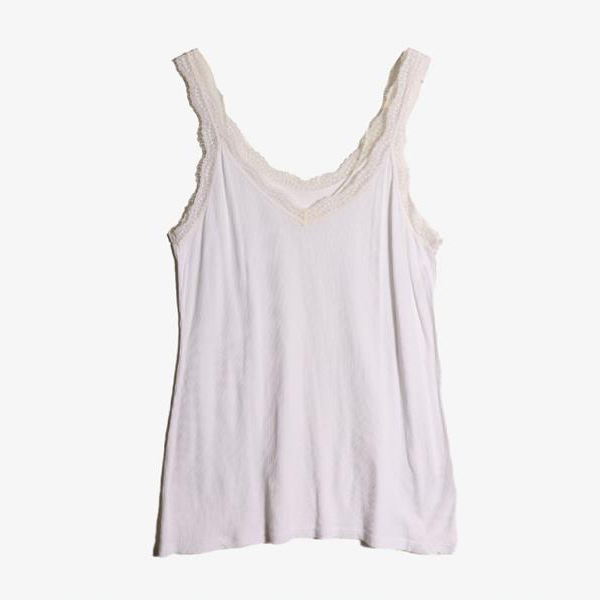 UNIQLO - 유니클로 코튼 레이온 슬리브리스 티셔츠   Women XL
