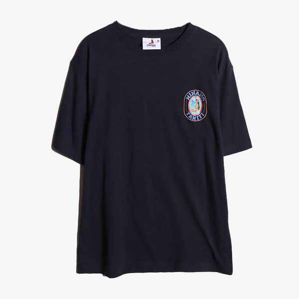 HINANO -  코튼 라운드 티셔츠   Man M