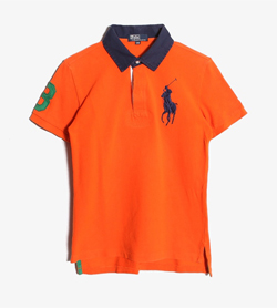 [중고] POLO BY RALPH LAUREN키즈 폴로바이랄프로렌 코튼 티셔츠Kids 140 / Color - Orange