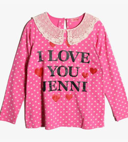 SISTER JENNI -  코튼 라운드 티셔츠   Women S