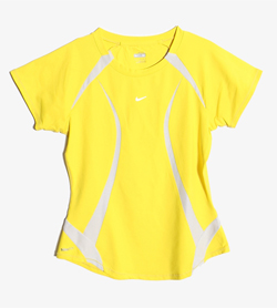 NIKE - 나이키 폴리 스판 기능성 티셔츠   Women M / Color - Yellow