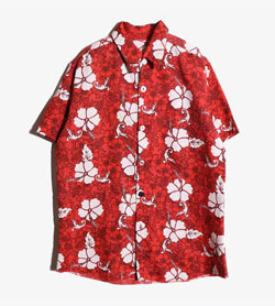 JPN -  폴리 하와이안 셔츠   Man L